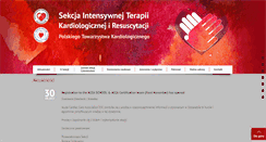 Desktop Screenshot of intensywna.ptkardio.pl
