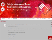 Tablet Screenshot of intensywna.ptkardio.pl