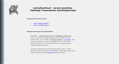 Desktop Screenshot of mail.ptkardio.pl