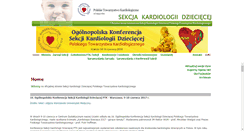 Desktop Screenshot of dzieci.ptkardio.pl